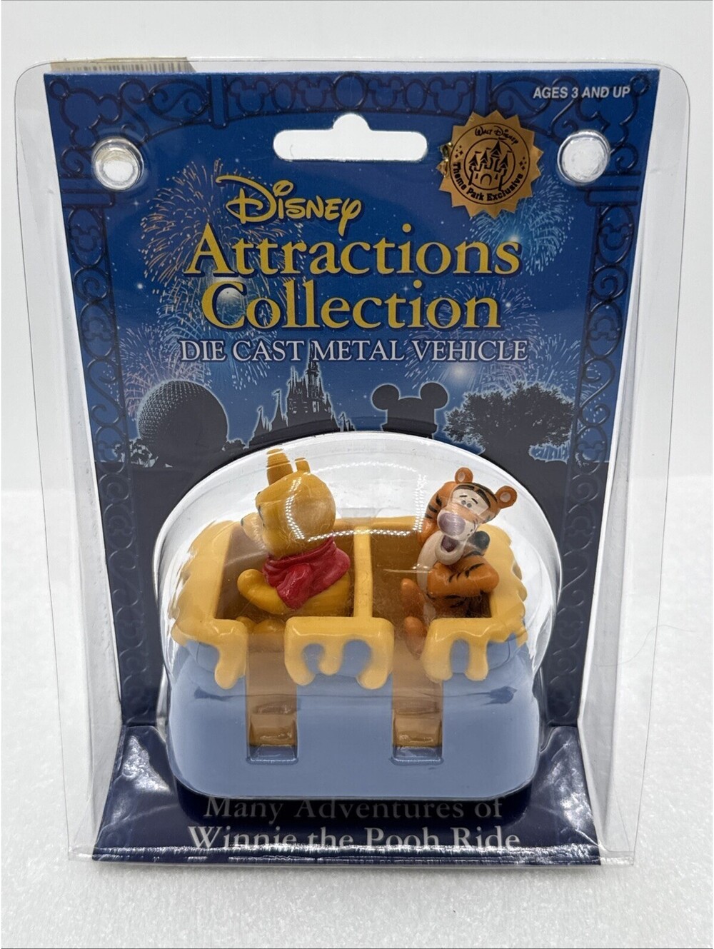 Disney Parks Attractions Collection Adventures Winnie The Pooh Ride Die Cast New